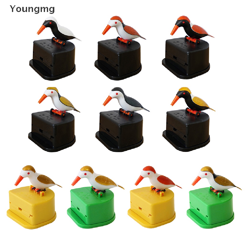 Hộp Đựng Tăm Xỉa Răng Tự Động Hình Chim Ruồi Dễ Thương