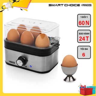 Máy Luộc Trứng Princess 262041 Tối Đa 6 Quả | Thương Hiệu Hà Lan | Bảo Hành 2 Năm