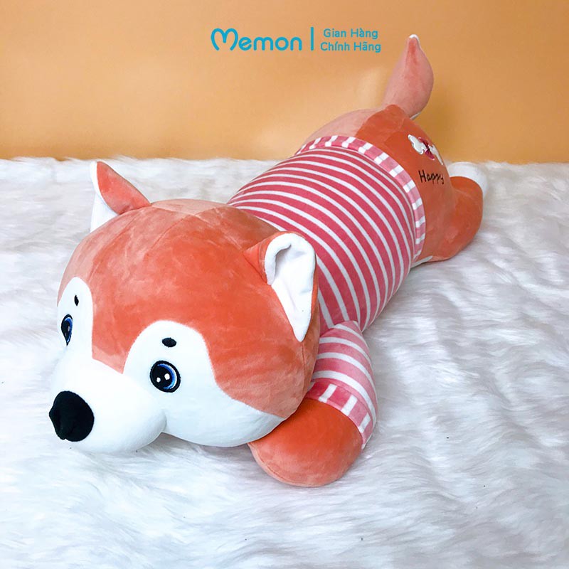 Chó Nhồi Bông Husky Cho Bé Cao Cấp Memon