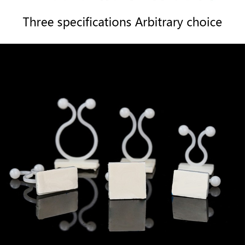 Set 100 Kẹp Cố Định Dây Leo Bằng Nhựa Tiện Dụng