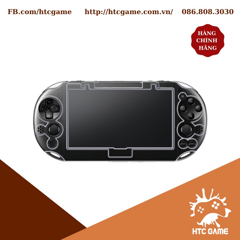 Ốp crystal case màu trong suốt bảo vệ máy PS Vita 1000/2000