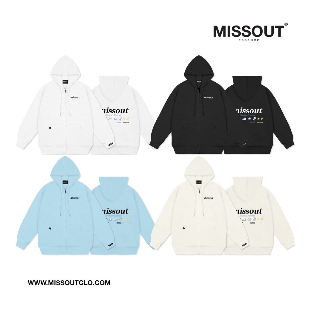 ÁO KHOÁC FORECAST HOODIE ZIP MST