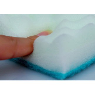 Mút xốp lượn sóng nguyên liệu làm thủ công handmade spongy slime mút xốp rửa bát