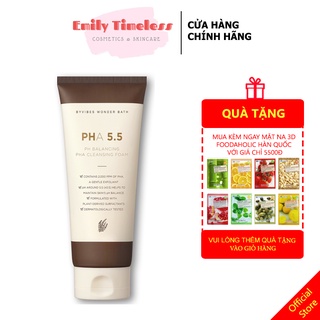 Sữa rửa mặt dịu nhẹ byvibes wonder bath pha 5.5 ph balancing pha cleansing foam 130ml