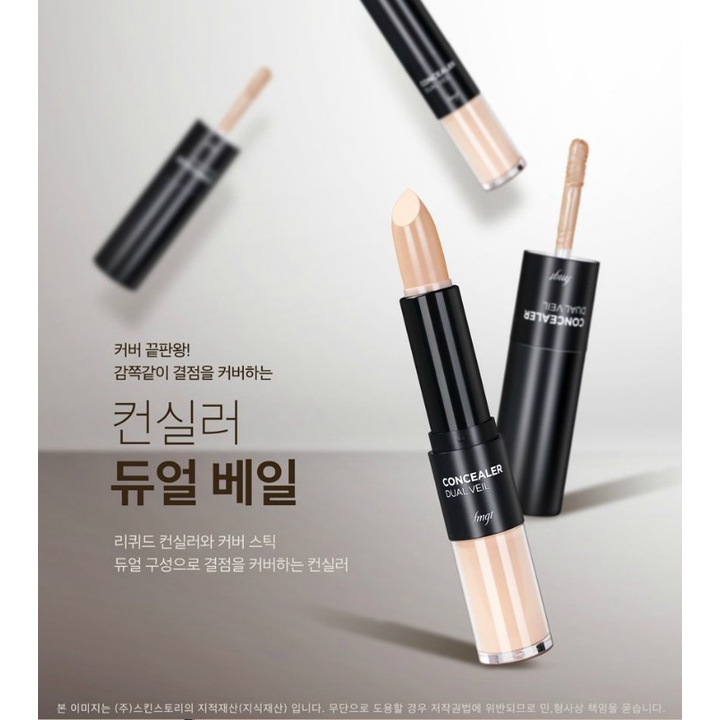 Che khuyết điểm 2 đầu Concealer Dual Veil FMGT