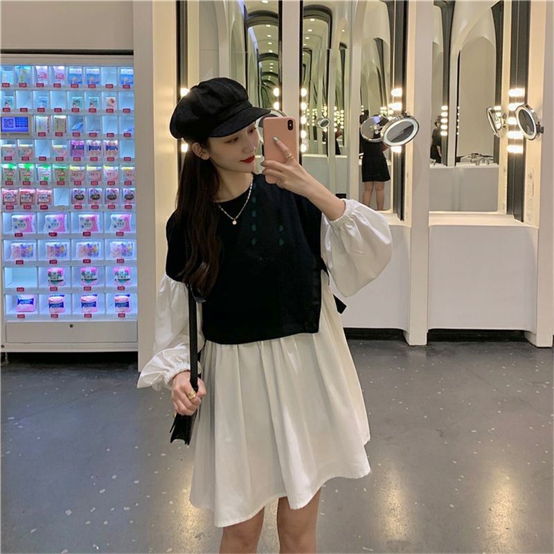 VÁY LIỀN BIGSIZE PHONG CÁCH HÀN QUỐC TRẺ TRUNG VỚI 2 MÀU ĐEN TRẮNG PHỐI HÀI HOÀ MẪU MỚI 2022