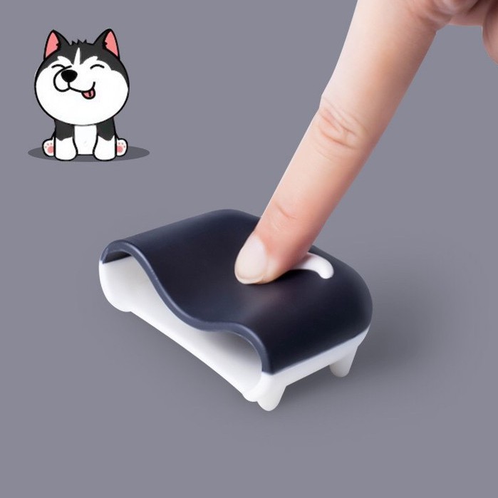 Vỏ Ốp Case Bảo Vệ Bao Đựng Tai Nghe Không Dây Bluetooth Airpod 1/2/Pro/i12/i9/i7/tws - Hình Cún husky