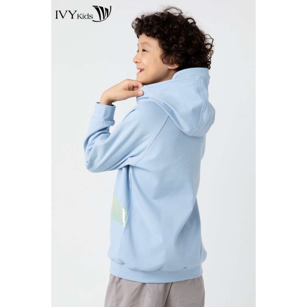 [NHẬP WABRTL5 GIẢM 10% TỐI ĐA 50K ĐH 250K ]Áo hoodie bé trai túi trước IVY moda MS 59K1378