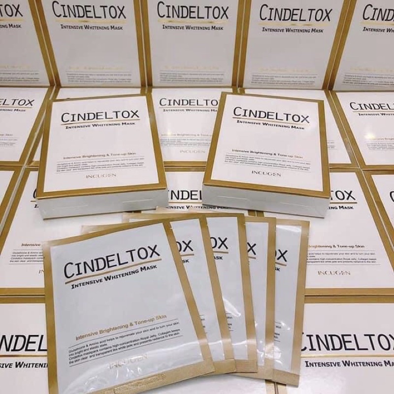 Mặt nạ dưỡng trắng chuyên sâu Cindeltox Intensive Whitening Mask