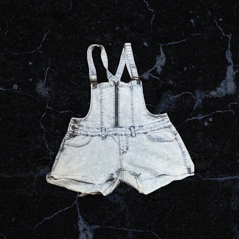 Bộ đồ liền denim jumpsuit