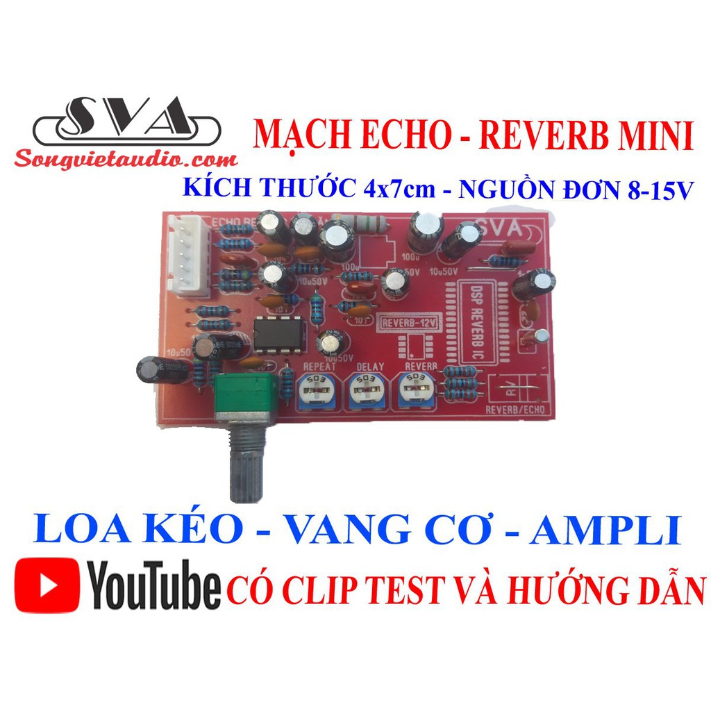 [Mã ELHADEV giảm 4% đơn 300K] MẠCH ECHO REVERB