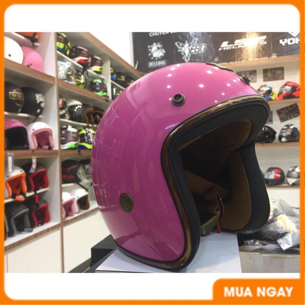 Giá Tận Kho - Mũ bảo hiểm 3/4 chính hãng M20C màu hồng
