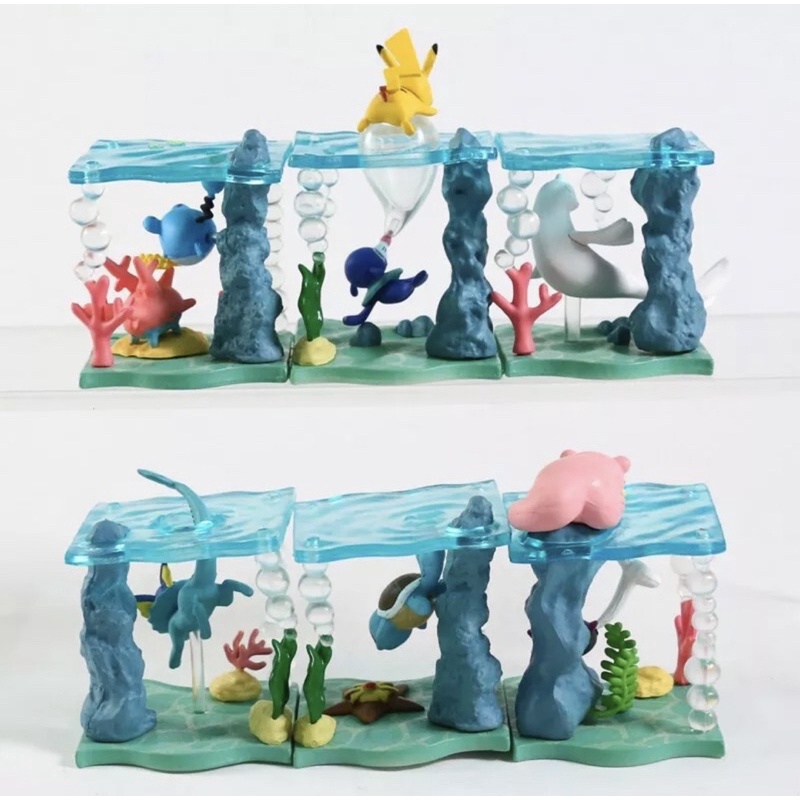 Mô hình thế giới dưới nước thủy cung pokemon trang trí