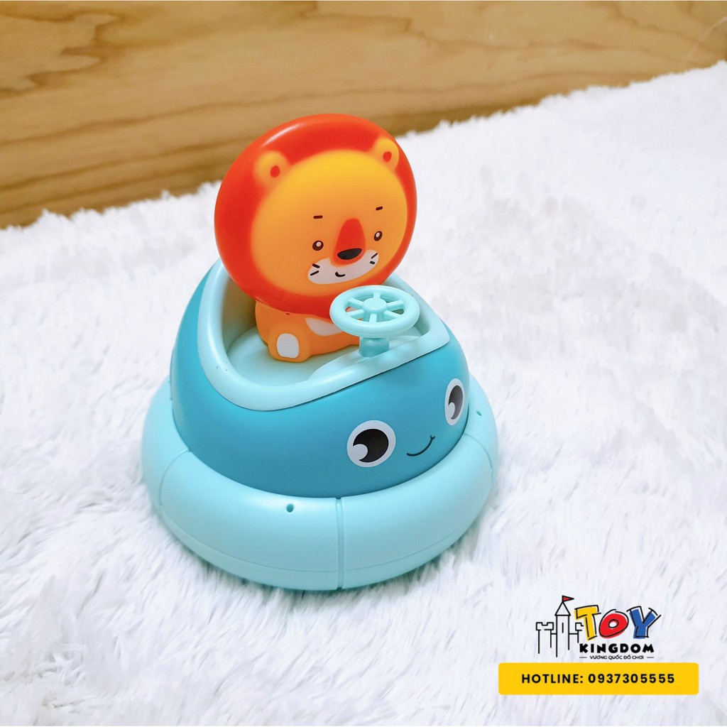 [Xả Kho Bán Lỗ] - Phi thuyền phun nước tự động TOYKINGDOM - Phun Nước 360 độ - Chạy Pin