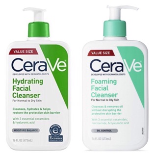 [Hàng Mỹ]Sữa rửa mặt dịu nhẹ Cerave 473ml