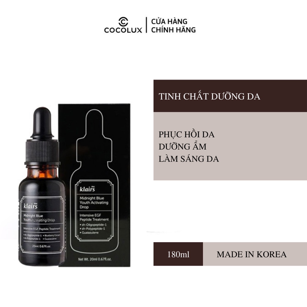 Tinh Chất Dưỡng Da Dear Klairs Midnight Blue 20ml