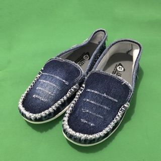 Giày mọi trẻ em vải jean kiểu dáng bụi
