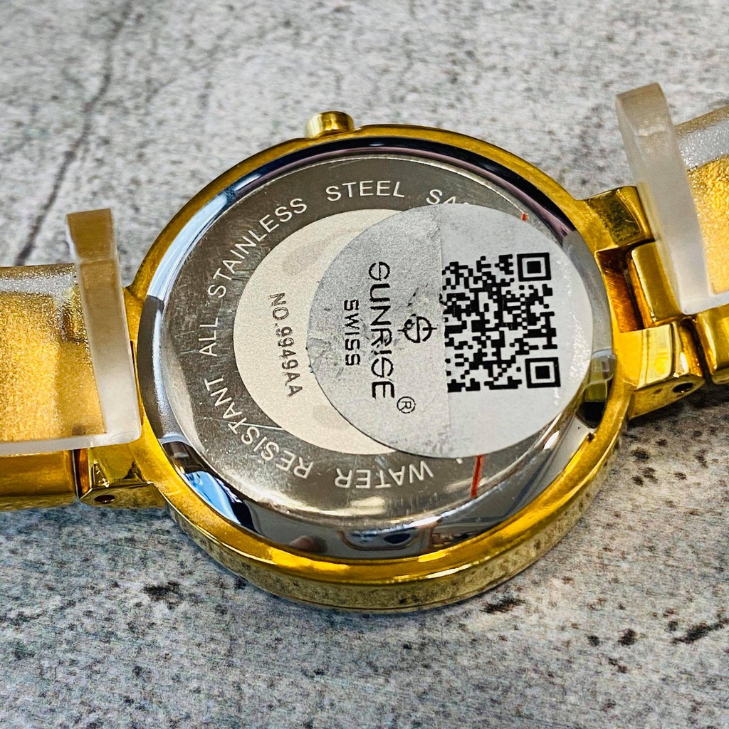 Đồng hồ Sunrise nữ chính hãng Nhật Bản L9949AA.G.XL - kính saphire chống trầy - Đá S