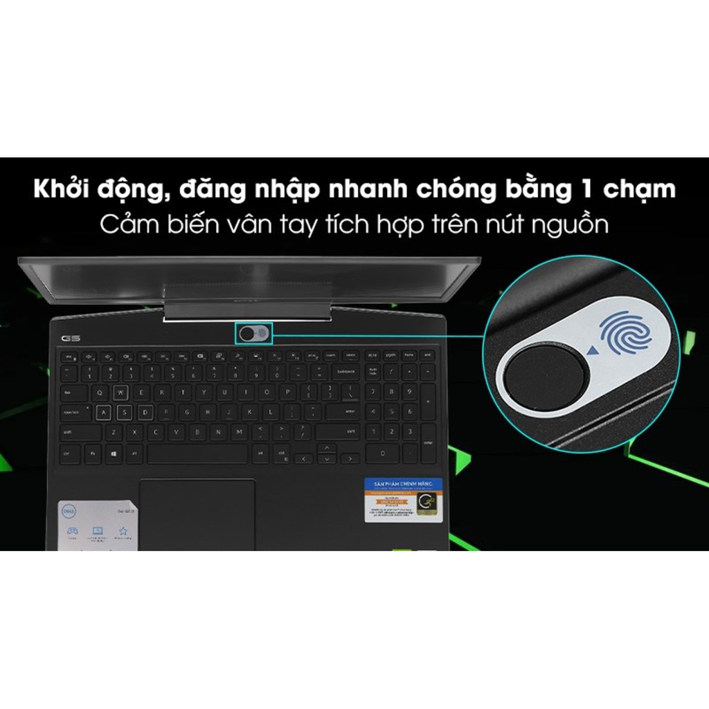 Laptop Dell Gaming G5 5500 70225485 i7-10750H| 8GB| 512GB| 15.6"FHD| 6GB| Win 10 | BigBuy360 - bigbuy360.vn