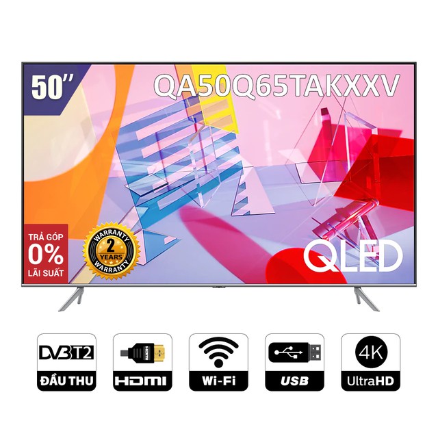 Smart Tivi Samsung 50 inch QLED 4K QA50Q65TAKXXV | WebRaoVat - webraovat.net.vn