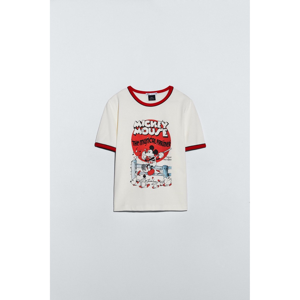 Áo phông thun hoạt hình zara xuất xịn nữ