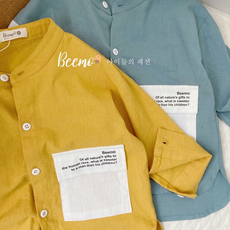 Set sơ mi xuất Hàn bé trai