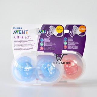 Ty ngậm siêu mềm Ultrasoft Philips AVENT 0-6-18 tháng