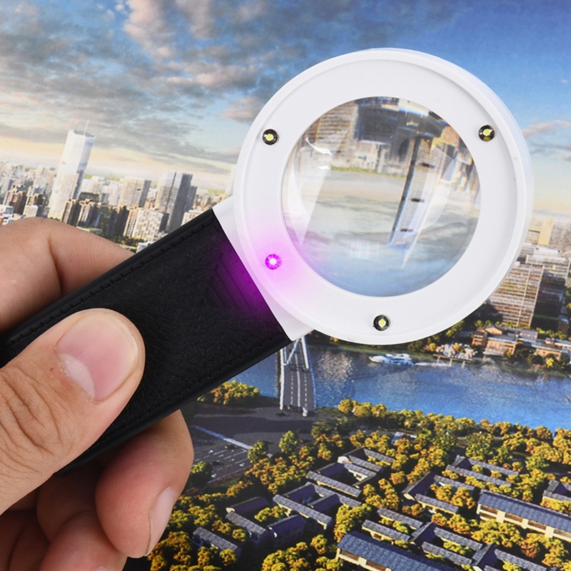 Kính Lúp 30X Với 4 Đèn LED Chất Lượng Cao