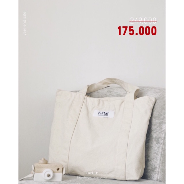 Túi Goodly Tote - Salty White