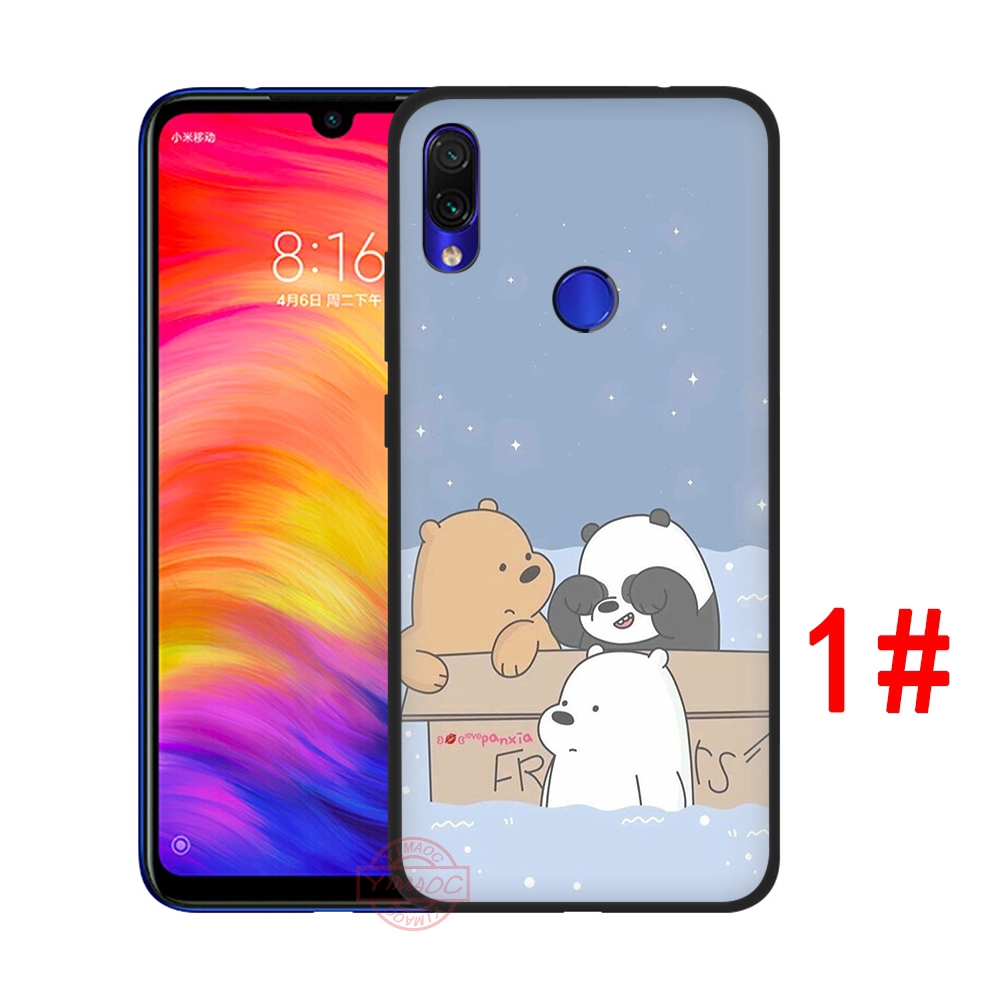 Ốp điện thoại họa tiết hoạt hình We Bare Bears cho Redmi Note 5A Prime 5 Pro 6 Pro 7 Pro 4X 6A S2