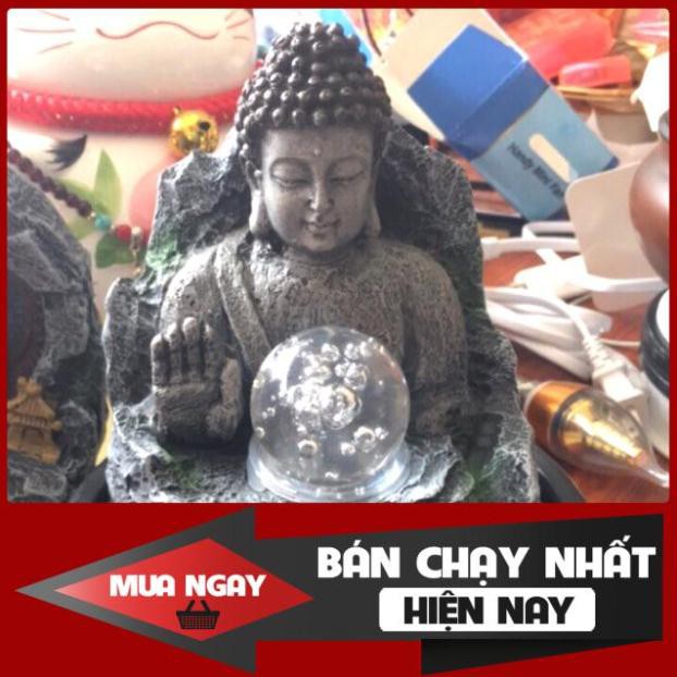 [SP BÁN CHẠY] Thác nước phong thuỷ mẫu Phật màu đá mới