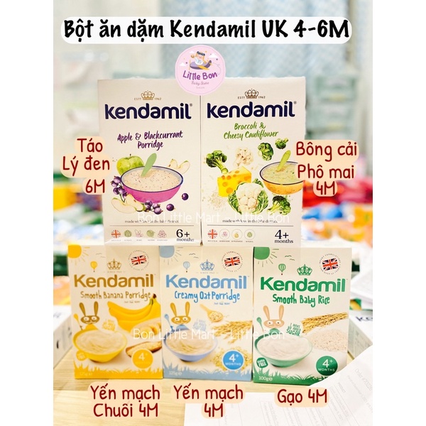 Bột ăn dặm Kendamil UK 4/6M bay air_ Date 2022-23