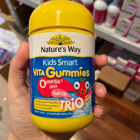 Hàng úc (có bill) Kẹo dẻo Gummies cho trẻ Nature's Way 60vien Úc