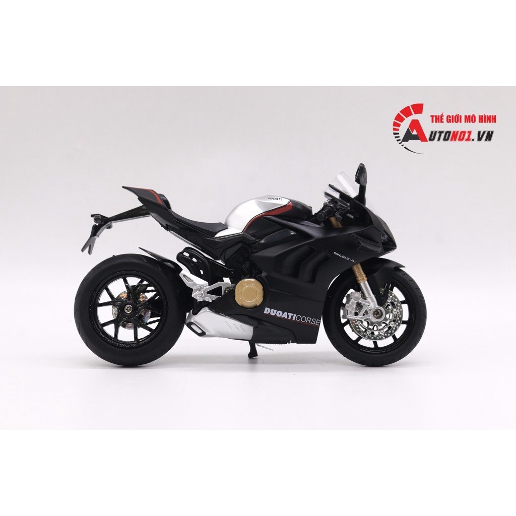 MÔ HÌNH DUCATI V4S BLACK 1:12 HUAYI ALLOY 7826