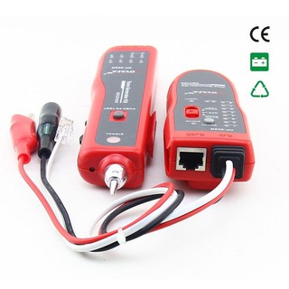 HỘP TEST DÒ CÁP MẠNG VÀ ĐIỆN THOẠI NOYAFA NF - 806R (ĐỎ) HÀNG CHÍNH HÃNG