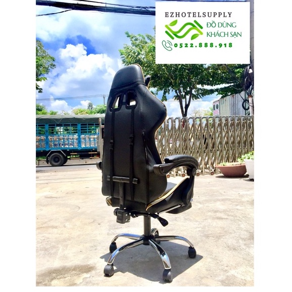 GHẾ GAMING CHAHO CÓ GÁC CHÂN / GHẾ GAMING CHÂN XOAY
