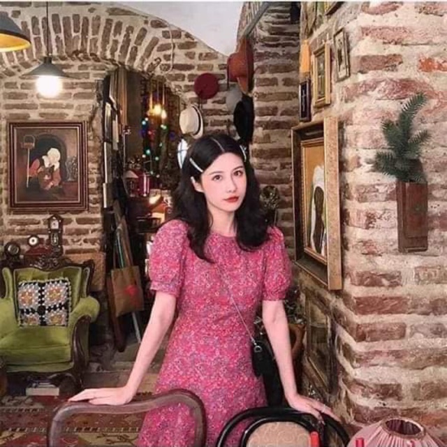 Váy hoa nhí vintage