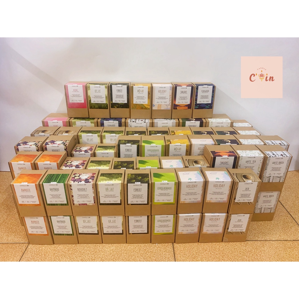 Nến Thơm AGAYA  Tinh Dầu Thiên Nhiên Cao Cấp Sáp Cọ - C'Yin Candle