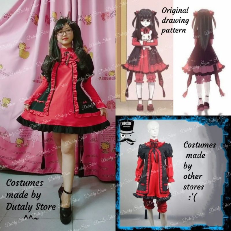 Girl 01 - Váy Gothic Lolita cosplay Emma trong Chuyện kinh dị ở nhà số 44 | BigBuy360 - bigbuy360.vn
