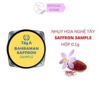 Nhụy hoa nghệ tây, saffron, chính hãng nhập khẩu 0.1g (Sample) super negin Tây Á