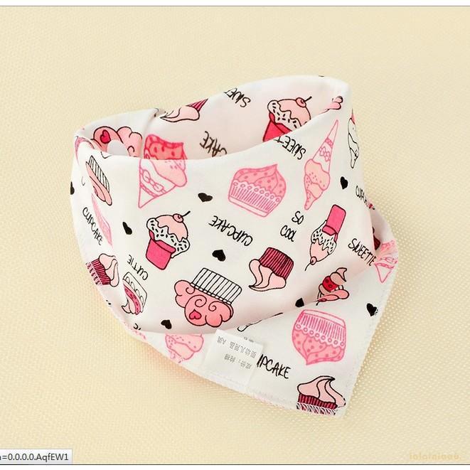 ◕Ω◕1 Cái Bé Trẻ Em Gạc Mềm Cotton Ăn Nước Bọt Khăn Yếm