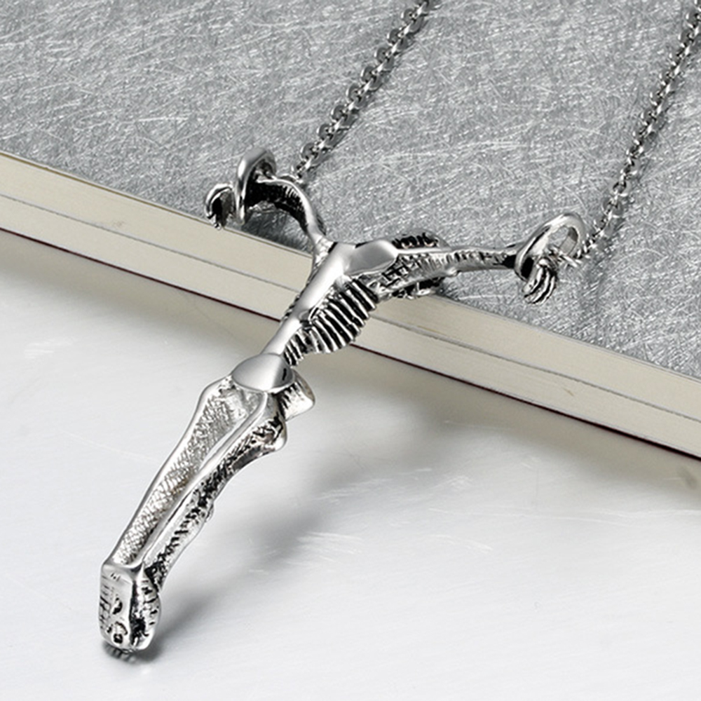 Dây chuyền mặt hình đầu lâu phong cách gothic dành cho cả nam và nữ