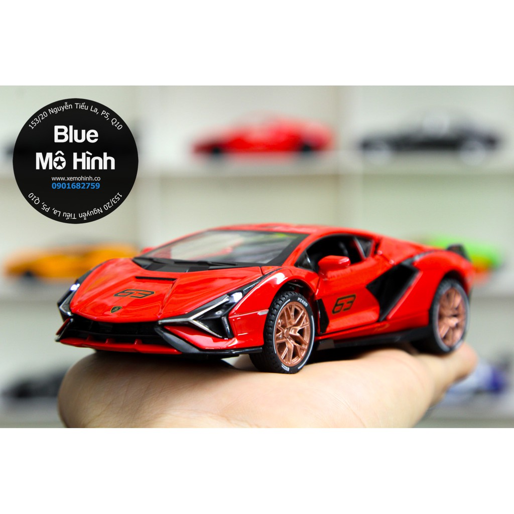 Xe mô hình siêu xe Lambo Sian 1:32 Đỏ