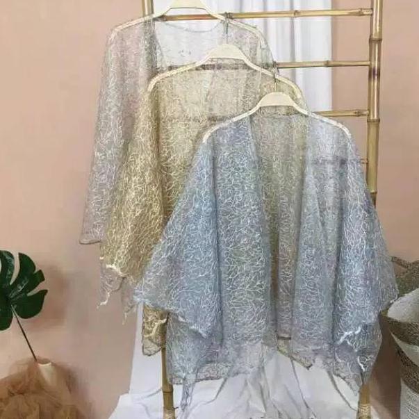 Nhiều cổ phiếu... Javanese Blouse Kape Cardigan TULLE TILLE 79 | BigBuy360 - bigbuy360.vn