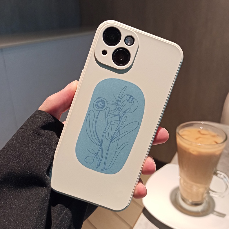 Ốp iphone cho 6/6s/xr/7/8/se2020/xsmax/14/pro/plus/promax/x ốp lưng iphone nghệ thuật cây hoa vươn mầm bvc