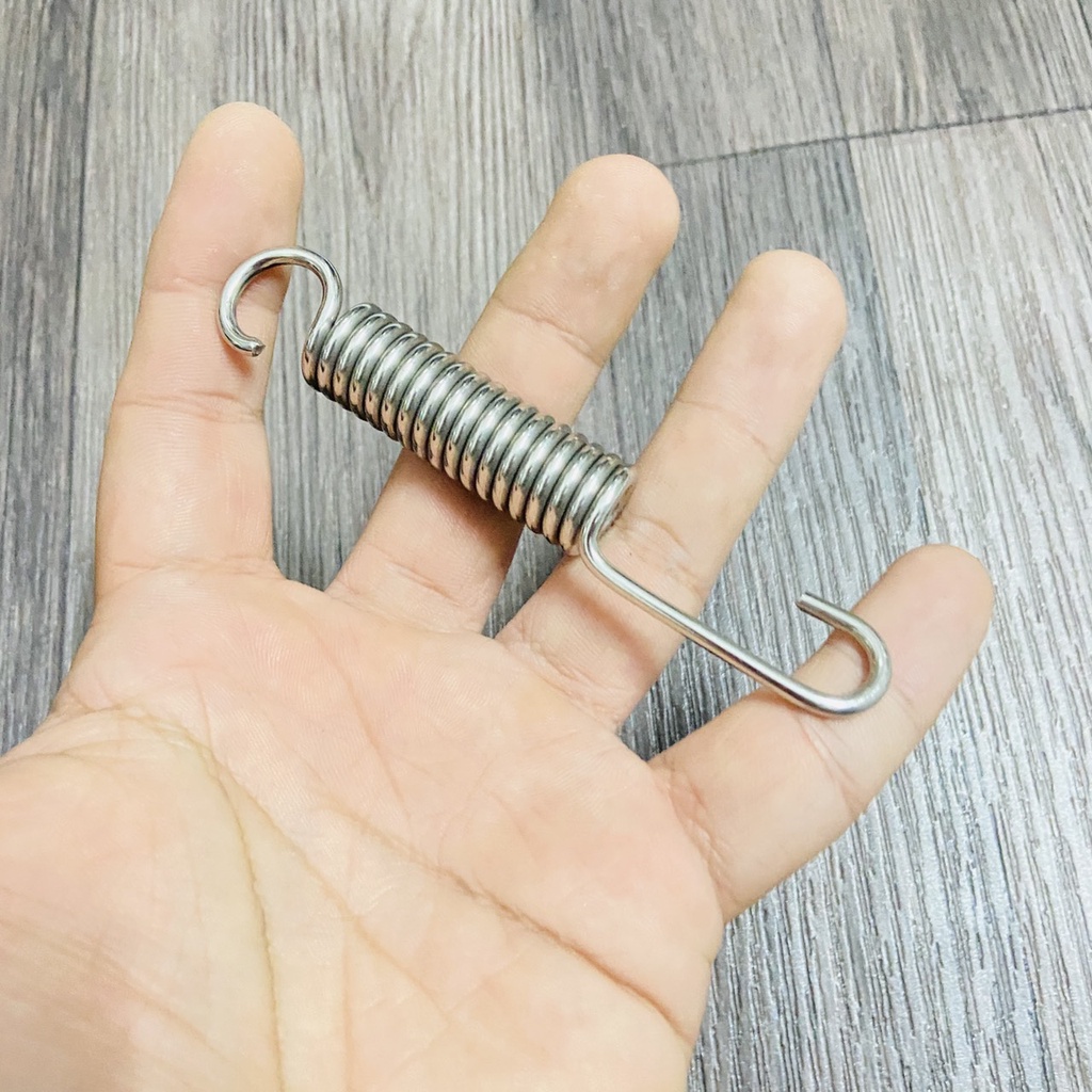 BỘ 3 LÒ XO CHÂN CHỐNG, ỐC CHÂN CHỐNG CHO WINNER, SONIC FULL INOX CAO CẤP