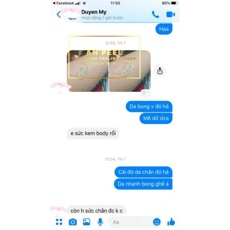 KEM BONG DA BODY AN'PEEL