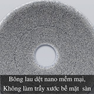 [Tặng kèm bông lau] Bộ chổi/Cây lau nhà thông minh tự vắt xoay 360 độ tách nước thải A206 riêng biệt siêu bền đep