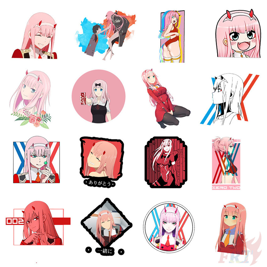 ❉ DARLING in the FRANXX - Series 04 Anime Stickers ❉ 50Pcs/Set DIY Fashion Waterproof Decals Doodle Stickers