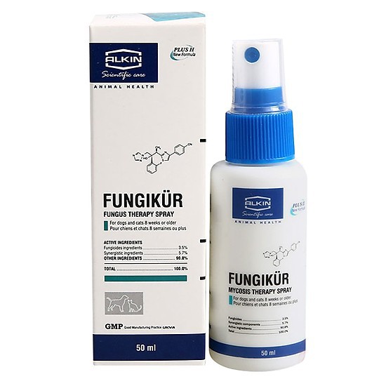Fungikur - Trị chó bị nấm - Mèo bị nấm